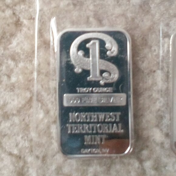 1 Troy oz. Silver Bar Bullion:  N.W. Territorial Mint. Sealed. Uncirculated. New - Picture 6 of 9